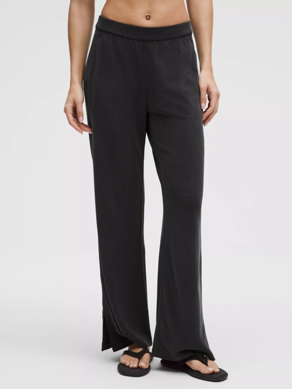 Lululemon Softstreme High-Rise Wide-Leg Pique Pant